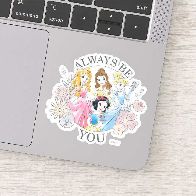 Sticker Princesse Disney | Soyez toujours vous (Détail)