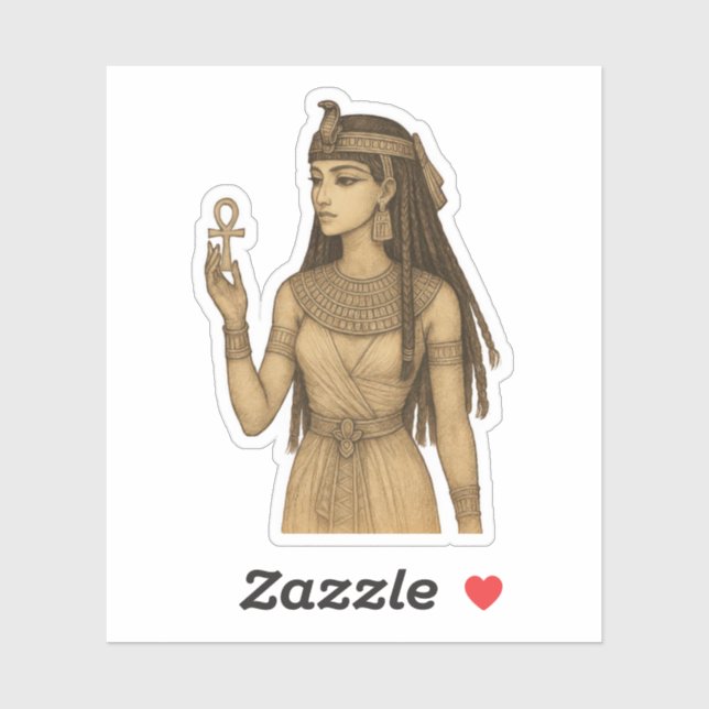 Sticker Princesse égyptienne (Feuille)