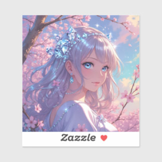 Sticker Princesse Fleur de Cerisier