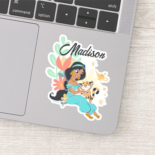 Sticker Princesse Jasmine & Rajah - Moments magiques (Détail)