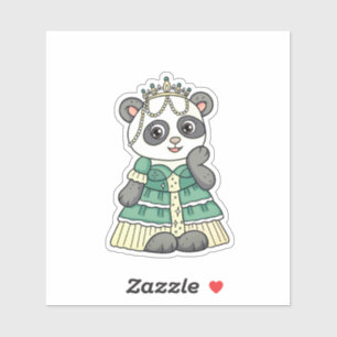 Sticker Princesse Panda