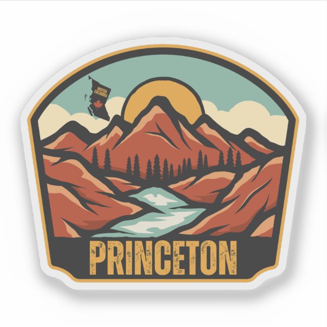 Sticker Princeton (Colombie-Britannique) (Devant)