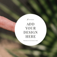 Sticker Printing Custom 1.5" Round Product Label