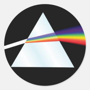 Sticker prisme arc-en-ciel