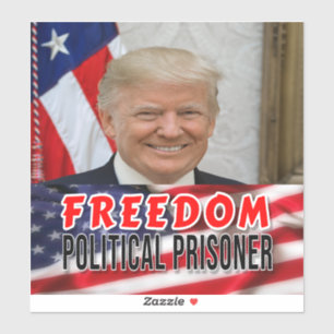 Sticker Prisonnier politique de Trump
