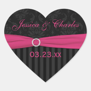Sticker Privilège rose Grey Mariage damassé