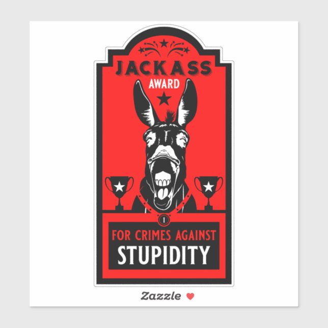Sticker Prix Jackass (Feuille)