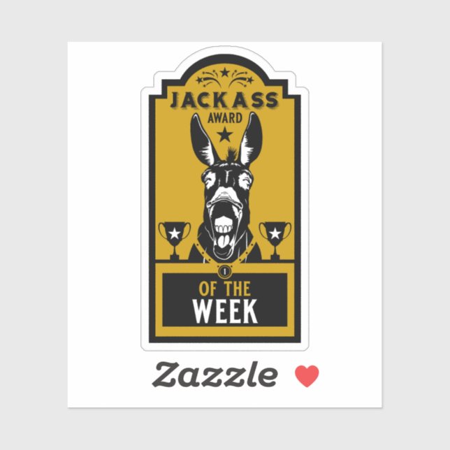 Sticker Prix Jackass (Feuille)