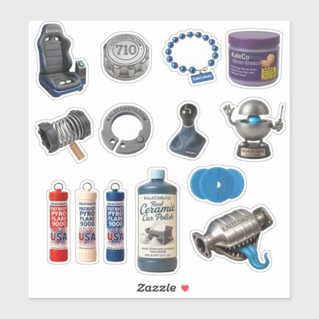 Sticker Product Assortment 1 (Feuille)