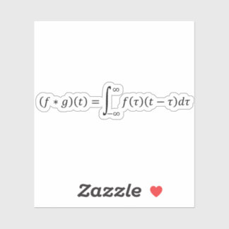 Sticker Produit De Convolution De Deux Fonctions
