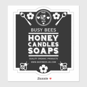 Sticker Produits de miel du marché agricole