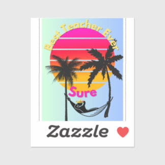 Sticker Professeur de l'année : Bien sûr