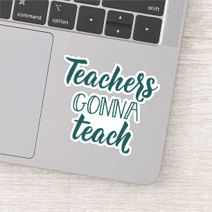 Sticker Professeurs allant enseigner