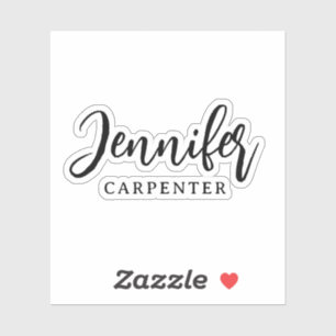 Sticker Professionnel élégant moderne minimaliste ajouter 