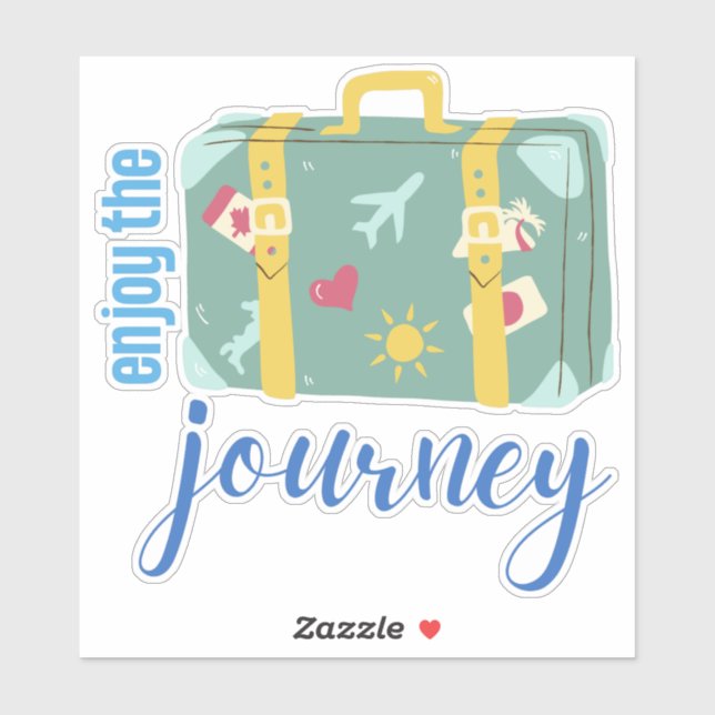 Sticker Profitez Du Voyage (Feuille)