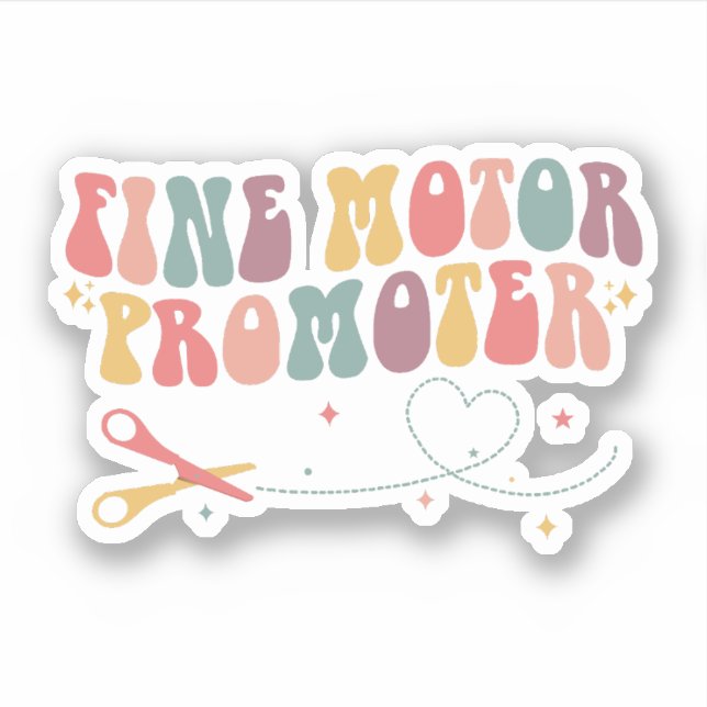 Sticker Promoteur moteur fin ergothérapie OT (Devant)