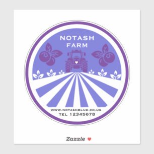 Sticker Promotion U-Pick Blueberry Farm