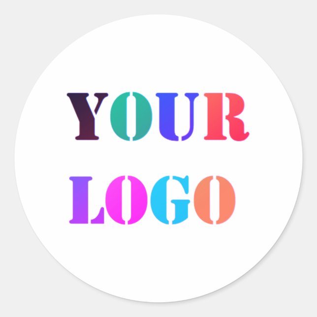 Sticker promotionnel de l'entreprise sur mesure (Devant)