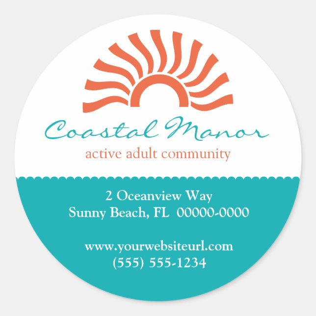 Sticker promotionnel Sun levant (Devant)