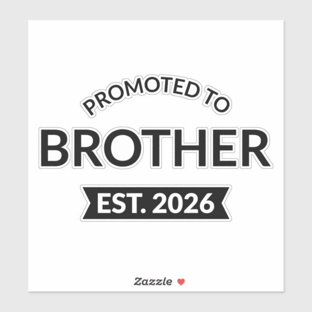 Sticker Promu À Frère Est. 2026 II (Feuille)