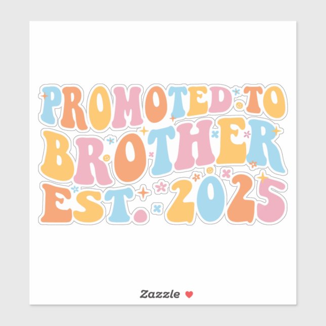 Sticker Promu À Frère Est. III 2025 (Feuille)