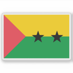 Sticker Proposition de drapeau de São Tomé et Príncipe #3 