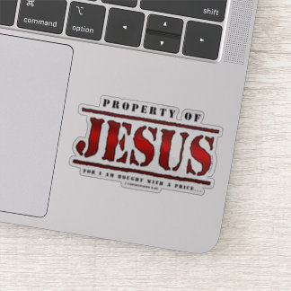 Sticker Propriété de Jésus