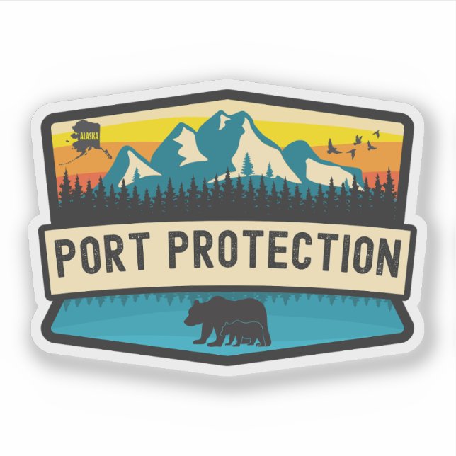 Sticker Protection portuaire, Alaska (Devant)