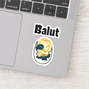 Sticker Protéine d'oeuf d'un embryon de canard de chauve-s