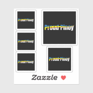 Sticker Prouesse Pinoy - Philippines Drapeau Tagalog