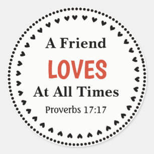 Sticker Proverbes 17:17