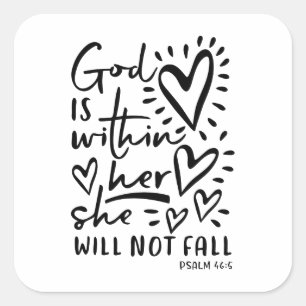 Sticker Psaume 46 Verse Bible