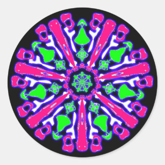 Sticker psychédélique coloré n°4