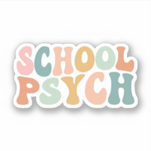 Sticker Psychologue scolaire   Étudiant en psychologie sco
