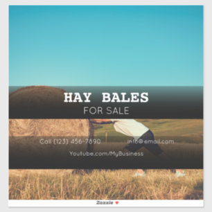 Sticker publicitaire de la société Hay Bales