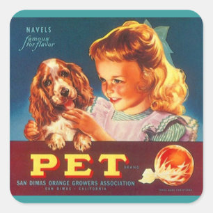 Sticker Publicité Vintage Crate-Lable Fruit pour a