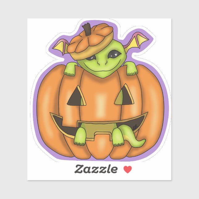 Sticker Pumpkin Chumby (Feuille)