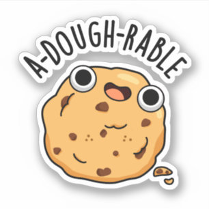 Sticker Pun de biscuits amusant à pâte