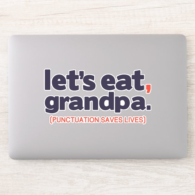 Sticker Punctuation saves lives (Ordinateur)