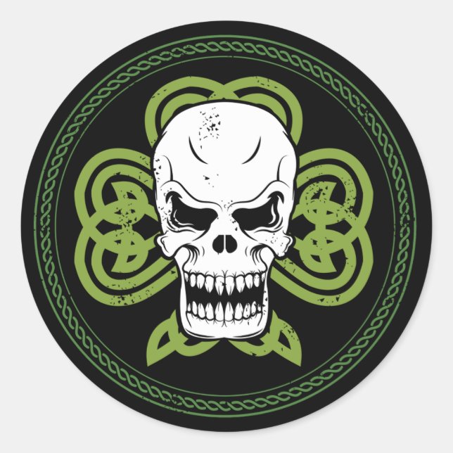 Sticker punk irlandais (Devant)