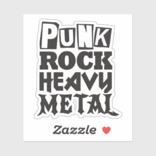Sticker Punk Rock Heavy Metal