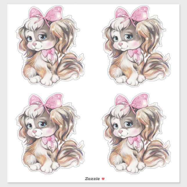 Sticker Puppy (Feuille)