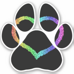 Sticker PUPPY LOVE Black