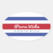 Sticker Pura Vida Costa Rica