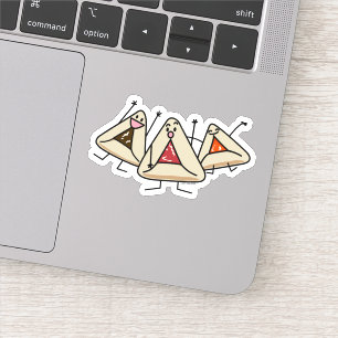Sticker Purim hamantaschen pâtisserie Sameach Oznei Haman