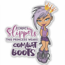 "Purple Lovin' Tomboy Princess" Coupe personnalisé