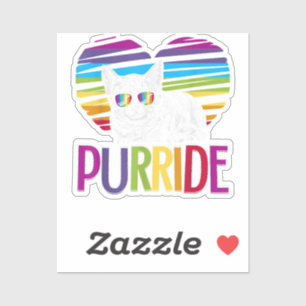 Sticker Purride LGBT Gay pride Cat LGBTQ Pride Mois 2019