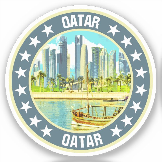 Sticker Qatar (Recto)
