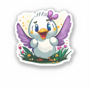 Sticker Quackin' mignonne