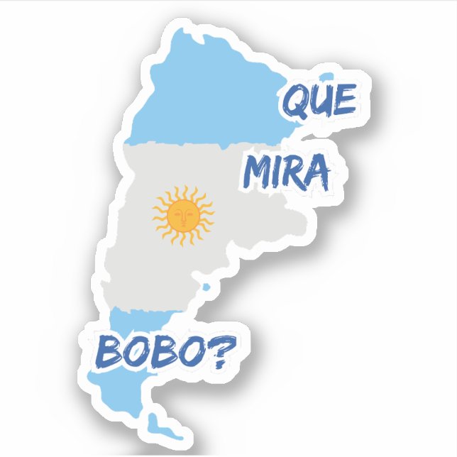 Sticker que mira bobo (Devant)